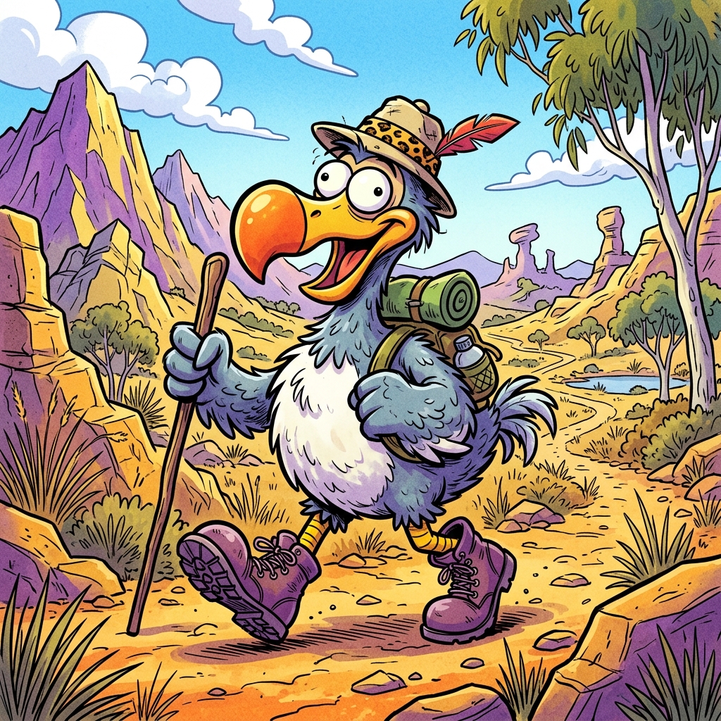 Outback Dodo Duck Mascot